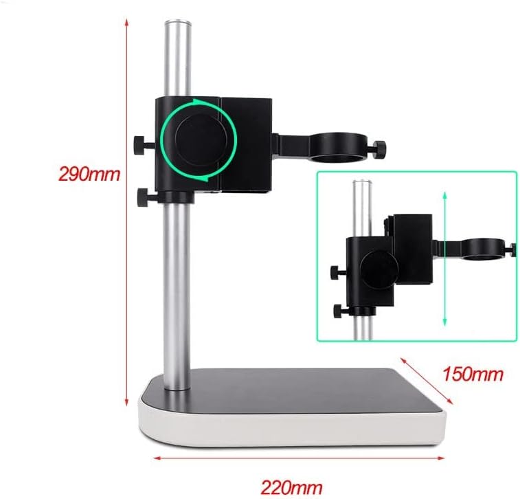 ZTBH komplet opreme za mikroskop 1080p digitalni mikroskop, 130 x 38 MP mikroskopska Kamera prstenasti