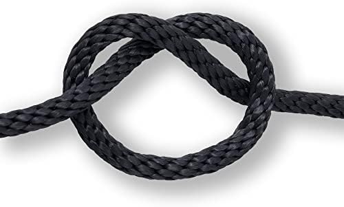 SDLtHR 1/4 , 100 ft Čvrsta pletena konop, teška dužnost, sve svrha, vezani kabel za kravat dolje uže