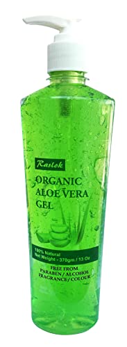 Raslok Aloe Vera Gel / Pure & amp; prirodni organski Aloe Gel | za hidratantnu kožu lica & amp; njegu kose | Durable hidratantna hidratantna umirujuća nakon popravke sunca Neljepljiva-13 oz-370gm