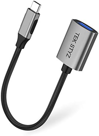 TEK STYZ USB-C USB 3.0 adapter kompatibilan sa vašim LG 17Z90Q-K.ADB9U1 OTG Type-C / PD muškim USB