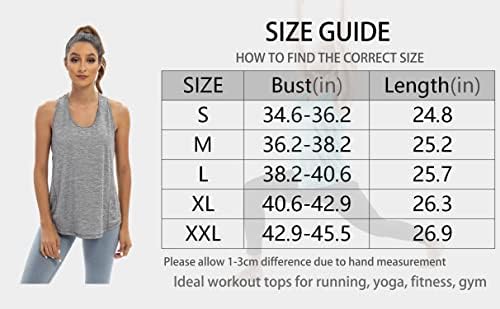 Aeuui Workout Tops za ženske trkačke rezervoar Top Athletic Yoga vrhovi vježbanje košulje Teretna odjeća