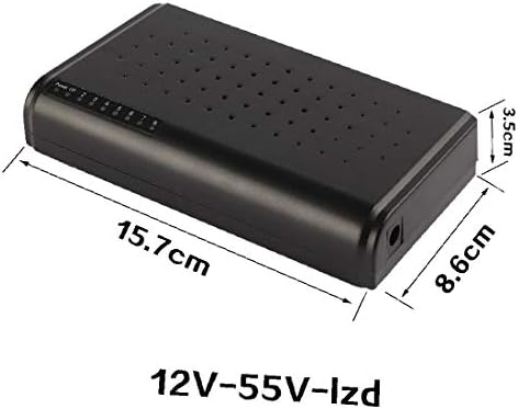 X-Dree Smart Ethernet PoE prekidač sa 7-100Mbps sa 7-POE portova 12V-55V (prekidač POE Smart Ethernet a 8 Porte 10 / 100Mbps Con 7 Porte Poe 12V-55-V