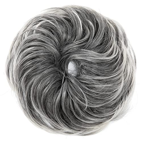 CJL kosa velika neuredna punđa komad za kosu valovita kovrčava Scrunchies sintetički Šinjon rep ekstenzije za kosu debele Updo ukosnice za žene