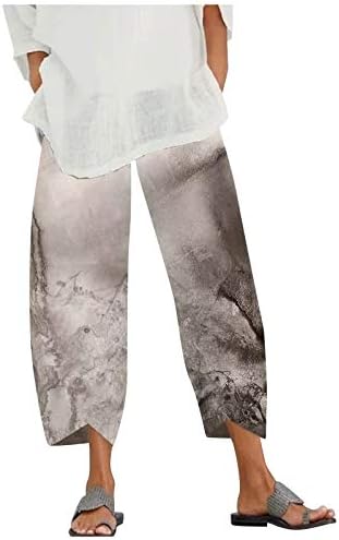 MIASHUI pantalone za žene Ležerna ljetna ličnost slikovita moda u sedam tačaka ženske pamučne rastezljive hlače za žene rade