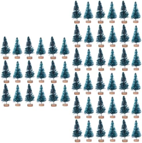 54 kom. 6. 5cm Božićna dekoracija Mala sisal svilena božićna stablo party kućni dekor DIY božićni