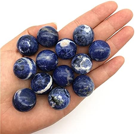Ruitaiqin Shitu 1 komad 20mm Prirodna dragulja Plava Sodalite sfera Crystal Globe Ball Chakra Izlečenje Reiki Stone Crchs Minerals YLSH114