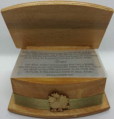 Kršćanski pokloni ručno rađeni blagoslovi na inspirativnoj vjeri Obećaj Pismo BilingUzualna kutija za žene Poklon cajitas de promesas regalos Cristianos kutija za ukrašavanje