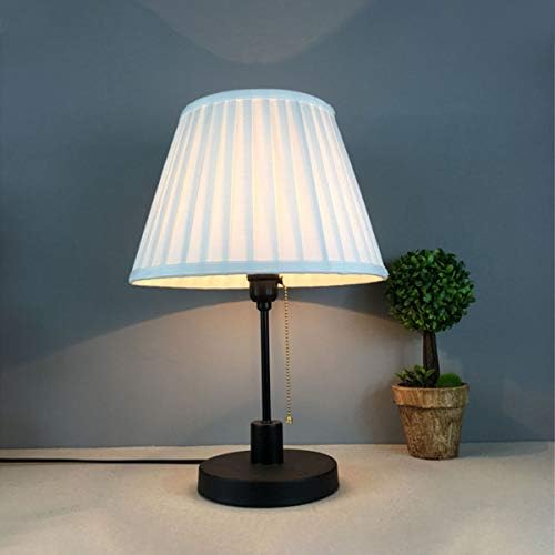 Uonlytech platna svjetiljka sjenila europska stil svjetla sjenila na sijalici, E27 bačva krpa svjetiljka, zaštitni lampica za stolni svjetiljka zidna svjetiljka Candelabra podne svjetiljke, 8x8x6 inča