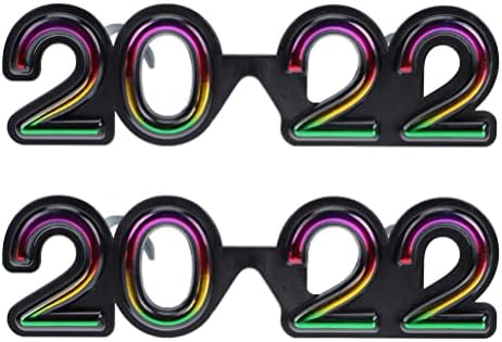 Galpada 1pc Izdržljiva 2022 Novogodišnje naočale Jedinstvene zabavne naočale Dekorativne zabave Favors Pokloni