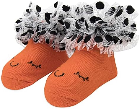 Baby Holiday čarape i šeširi ili trake za glavu sa mašnama za Noć vještica i Dan zahvalnosti, uzrasta 0-6 mjeseci