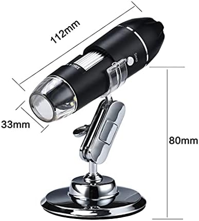 Ylyajy Podesiva 1600X 3 u 1 USB digitalni mikroskop Tip-C elektronska mikroskopska kamera za 8 LED uvećalo