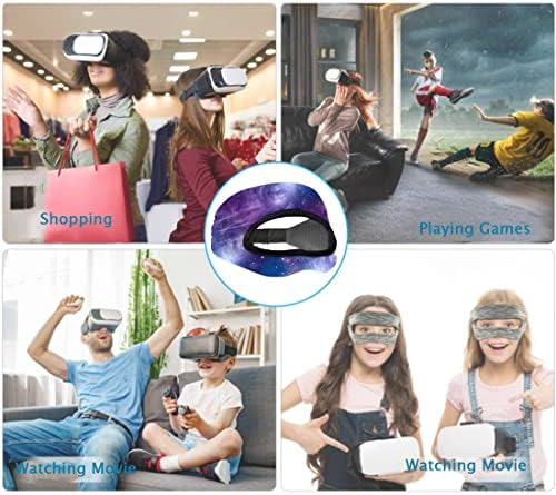 2kom VR maska za oči za Oculus Go Quest 2 HTC Vive PS VR,prozračna elastična traka za znoj za VR treninge
