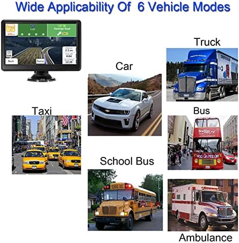 2023 Nadogradnja GPS navigacije za kamion za automobile, 7 inčni ekran na dodir GPS navigacijski sistem, besplatna ažuriranja mapa za život, brzina / saobraćaj / visina granica / težine, upozorenjem