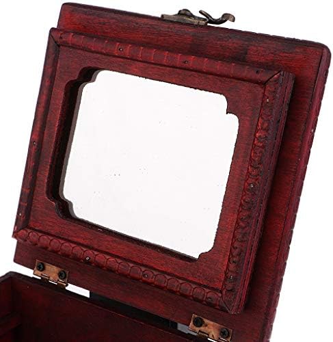 1pc antikni nakit kutija za žene Nakit Organizovanje Organi Ogledalo Kućnog dekoracija