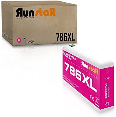 Run Star 1 Paket 786xl Magenta prerađena zamena kertridža sa mastilom za EPSON 786xl T786XL upotreba za Epson Workforce Pro WF-4630 WF-5620 WF-5110 wf-4640 wf-5690 wf-5190 štampač