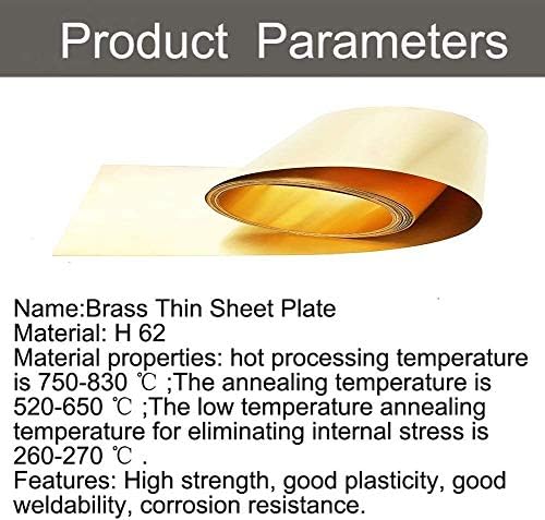 Z Create dizajn mesing ploča mesing folija lim bakar traka pojas koža Metal rade industrijski materijali H62 Cu 100mmx1m, 0. 5mmx100mmx1m Metal Bakar folija