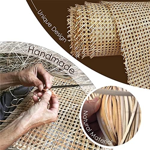 24 Širina trake od ratana za projekte konzerviranja - prirodni prethodno tkani otvoreni mrežasti štap - trski Trakasti Lim