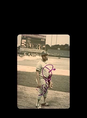 HAL MCRAE potpisao original 1970-ih 4x5 Snaphot Photo Kansas City Royals