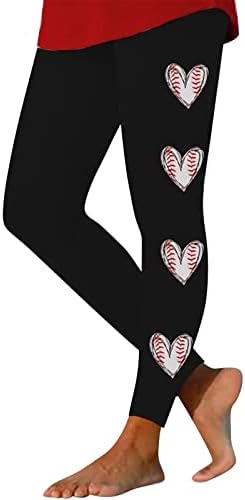Nema graničnih haljina za juniore Ženski bejzbol Ispis Stretch gamaši duge gamaše za žene pamučni džepovi tamno siva