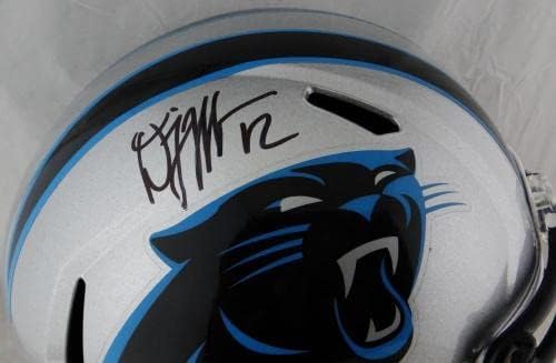 DJ Moore sa autogramom Carolina Panthers F / s speed Helmet-JSA-W Auth *NFL Helmets sa crnim autogramom