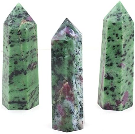 DFUF prirodni kristalni Epidote Point Obelisk ljekoviti zeleni kvarcni štap 70-80mm pogodan za uređenje