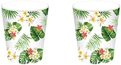 16pcs Hawaii listovni čaše za papir za jednokratnu kupu za jednokratnu kupu za piće za rođendan