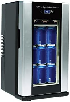 Frigidaire EFMIS567_AMZ Retro frižider za piće sa 18 limenki ili 4 flaše vina, kontrola Temperature, termoelektrični, FreonFree, Nerđajući