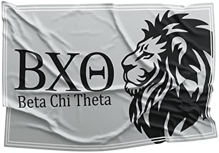 Beta Chi Theta licencirana zastava 3x5 stopa za dom, poslovanje, podrum, garaža. Izdržljiv poliester, metalni gromboti za viseće, ispisane na zahtjev
