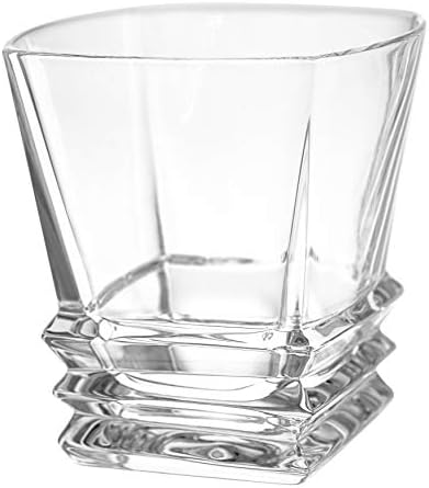 Barski - staklo-kristal evropskog kvaliteta - Set od 6 kvadratnih oblika - duplih staromodnih čaša