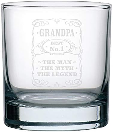 1 Djed Čovjek Mit Legenda Whisky Glass Funny Rođendanski Pokloni Fathers Day Rođendanski Pokloni Za Novog Tatu Tatu Očuha