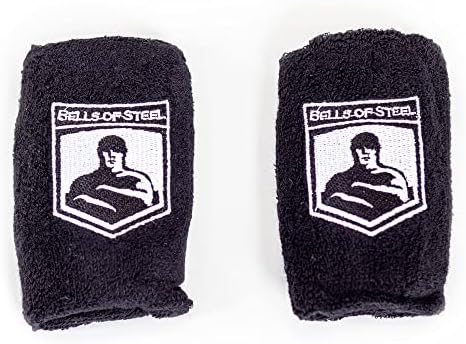 Bells of Steel Kettlebell wrist Guards - Sweatband wrist Bands za trening Kettlebella, snagu i dizanje tegova, Powerlifting i Crossfit-1 par štitnika za zvona