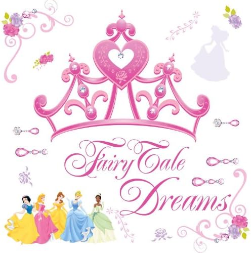 Cimeri RMK1580GM Disney princeza i princeza kruna piling i štap gigant zid naljepnice