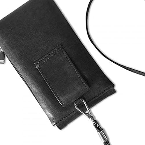 Guitar Music Gothic Style uzorak Telefon novčanik torbica Viseći mobilni torbica Crni džep