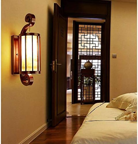 Wszjj zidna lampa-zidna lampa od punog drveta u kineskom stilu dnevna soba spavaća soba noćni zidni