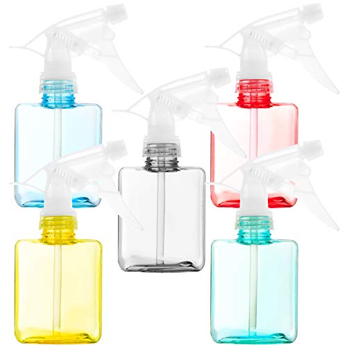 Mladgever 5 pakovanje prazne plastične boce za sprej, različite boce u boji u boji za rješenja za kosu