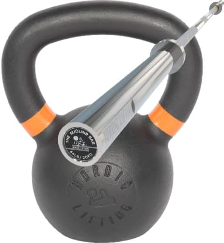 Kettlebell - paket od 22 lb sa Olimpijskim utegom za Powerlifting Mjolnir