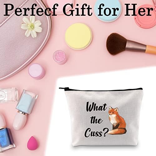 Blupark Fox makeup torba Fox Lover Poklon Koji poklon kozmetičke vrećice Cuss za ljubitelje Fox