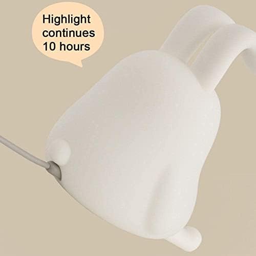 Preklopljena zečja lampa za spavanje senzor zečja noćna lampa USB punjivi Silikonski Baby