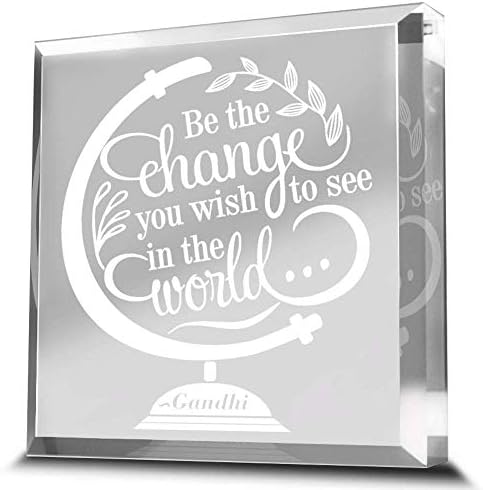 Bella Busta- Budite promjena koju želite vidjeti u svijetu - Genergraviranim papirnatim težinama