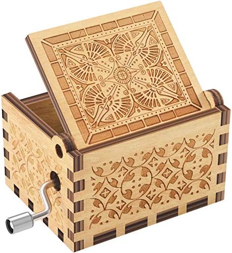 Ukebobo Wooden Music Box - Vi ste moja glazba Sunshine, od bake do unuke, pokloni za djecu, najnovija dizajnerska muzička kutija - 1 set