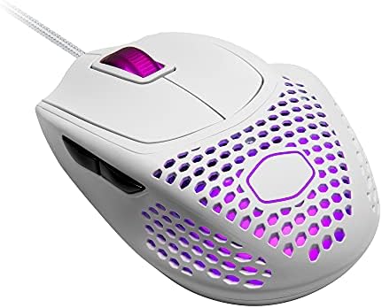 Hladnjak MM720 Bijeli mat lagani igrački miš sa ultrabeve kablom, 16000 DPI optički senzor, RGB i jedinstveni oblicni kandži