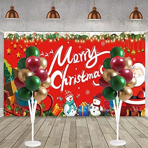 Komplet s balonom za stol i pod - set od 2, balon stubova sa postoljem, bazom i stupom, božićnim