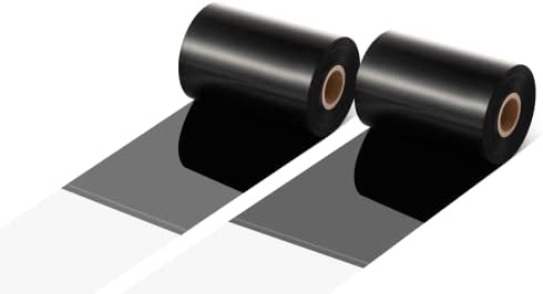 Thermal transfer Ribbon by precizno filmova za Sato Printer, kutija 6, 6.50 x 1345', 1 jezgro, Crna. Multi Purpose Resin Enhanced Wax Ribbon za etiketu, oznaka & barkod štampanje.
