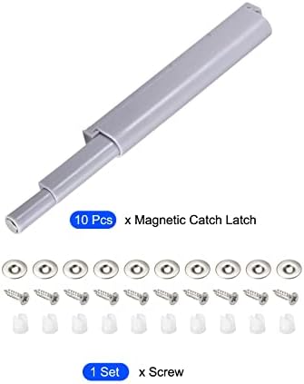 METALLIXITY Magnetic Push Latches 10kom, Plastic touch Latches Damper puferi - za fioke za