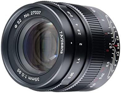 7ARTISAN 35mm f0.95 veliki otvor blende APS-C kamere bez ogledala objektiv kompaktan za Fuji X-T1 X-T2