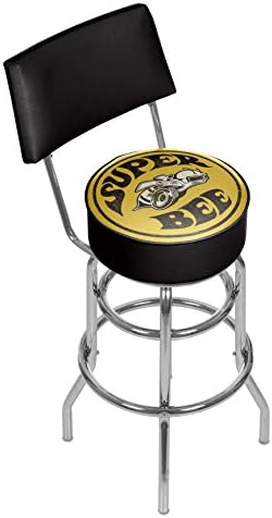 Zaštitni znak Gameroom Super Bee Dodge okretna barska stolica sa leđima