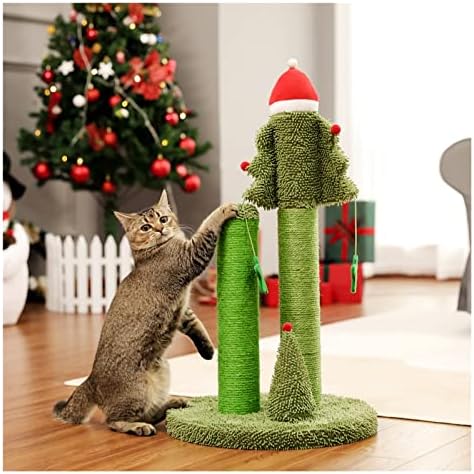 ZLXDP Cat Tree Cat Tower sa sisalom daskom za grebanje za zatvorene mačke Cat Condo Kitty Play Hous