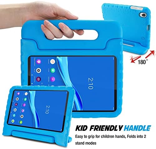 Procase Kids futrola za Lenovo Tab K10 10,3 inča 2021 / m10 FHD Plus 2020 2. gen, otporna na konvertibilnu dršku, lagana djeca prijateljska futrola za karticu K10 TB-X6C6L / X6C6F M10 plus TB-X606F -Blue