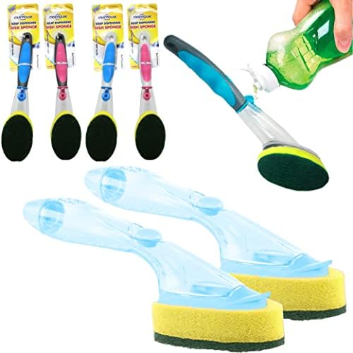 2 seta raspršivača sapuna za čišćenje posuđa štapić četkica za čišćenje punjenja za pranje posude za posudu