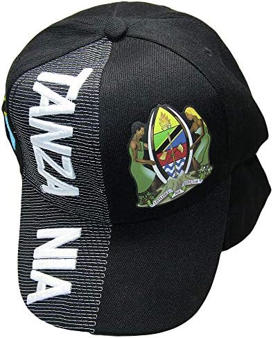 Veleprodaja Miamia TANZANIJA Zemlja Crna bijela pisma Crest zakrpa na bočnom veznom poklopcu šešira